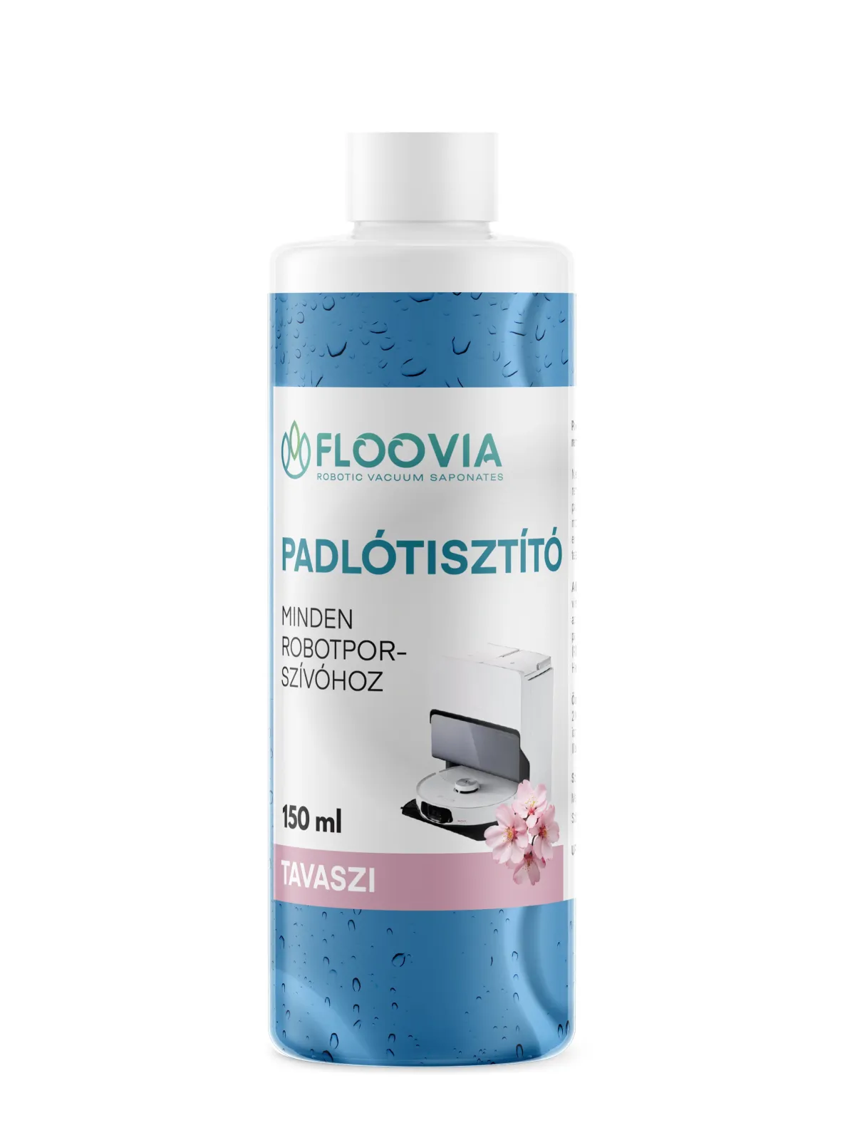 Floovia felmosó folyadék robotporszívóhoz öntisztító állomással, tavaszi illat