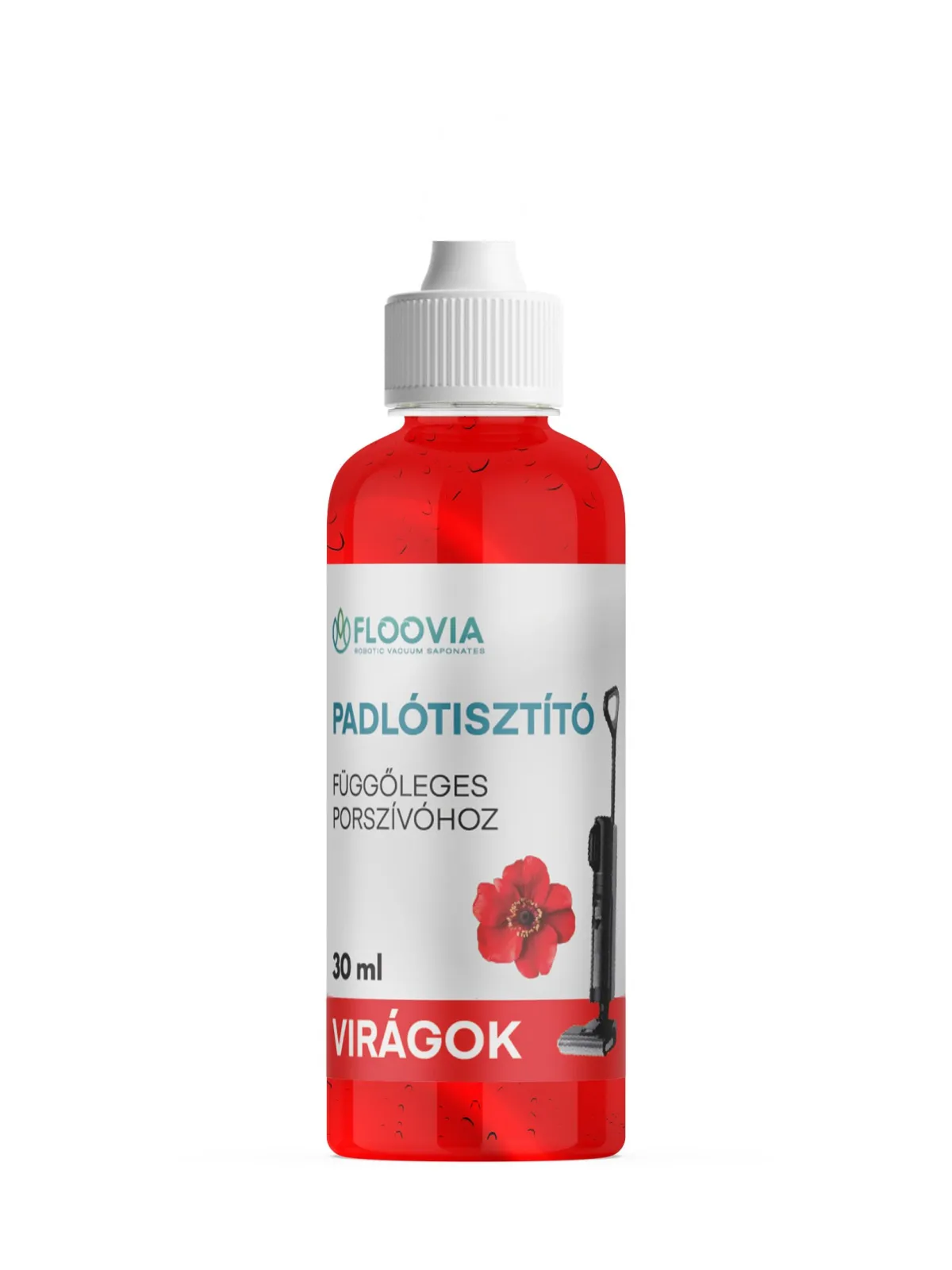 Floovia felmosó folyadék álló porszívóhoz, virágos illat — kép 3