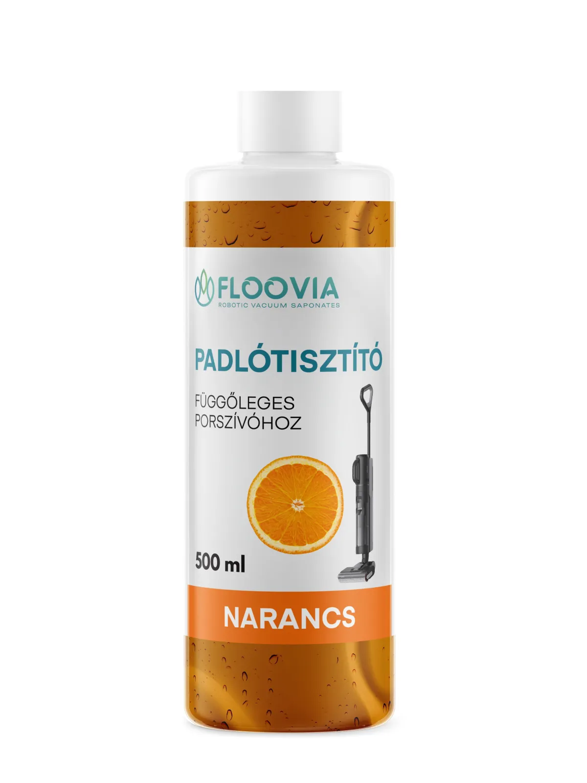 Floovia felmosó folyadék álló porszívóhoz, narancs illat — kép 2